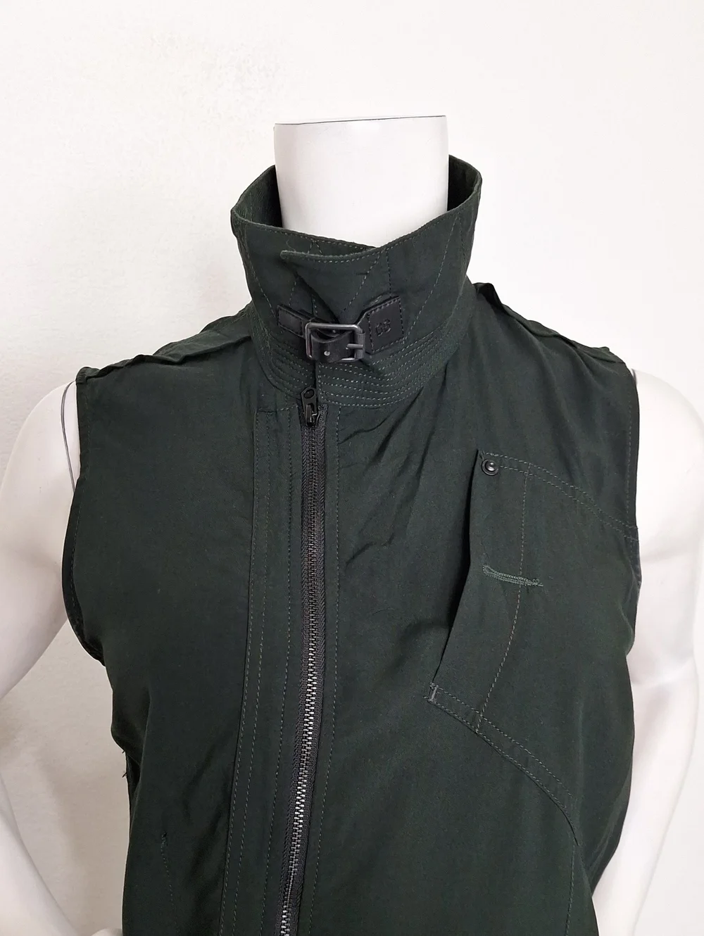G-Star Raw Cargo Dark Green Avi Grunge Utility Techwear Gorpcore Romper Size S